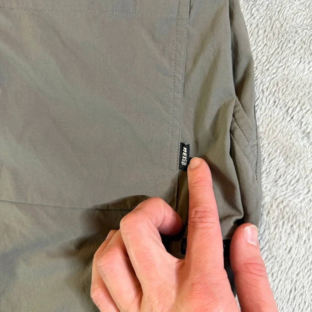 REI Co Op Mens Hiking Pants Size 32W x 32L Khaki Quick Dry Outdoor - Picture 2 of 13